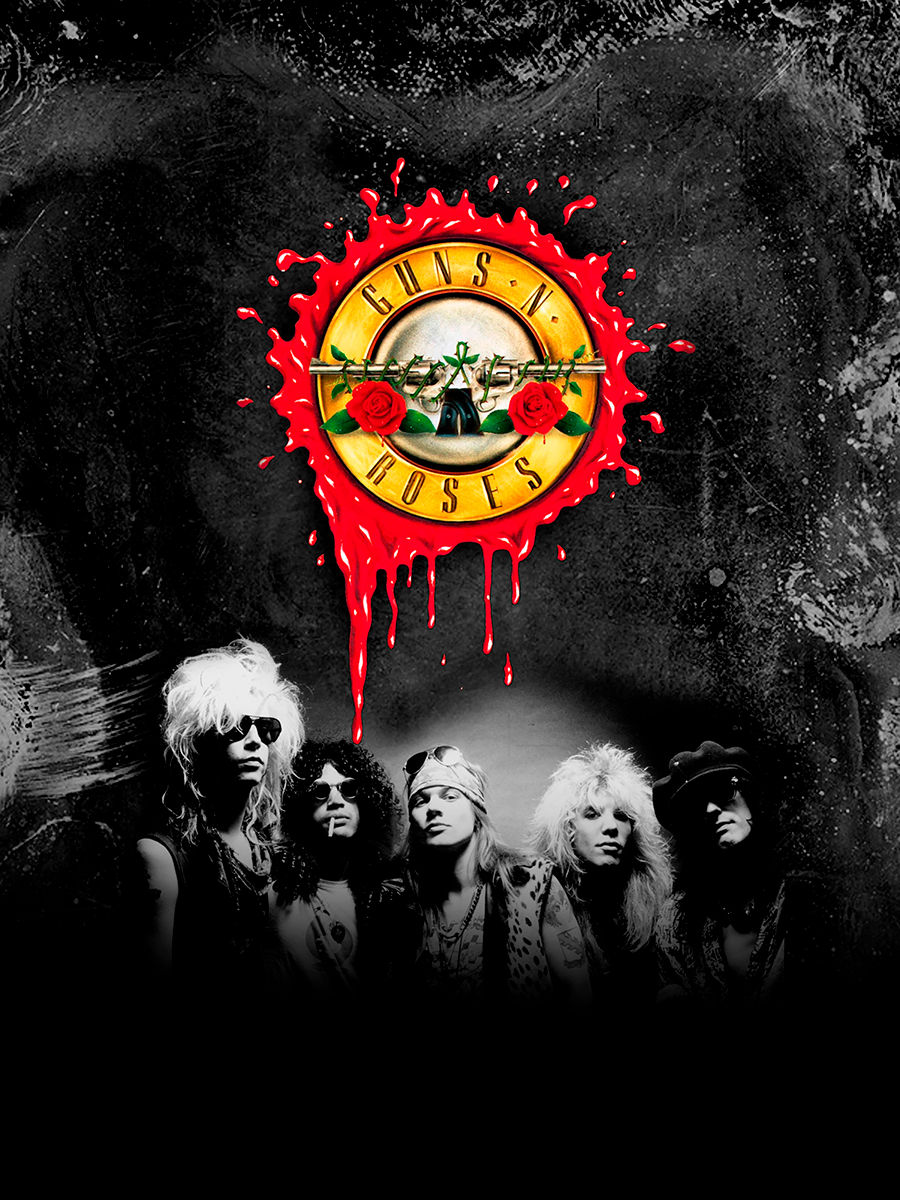 

Постер DRABS А3 Guns n Roses эмблема