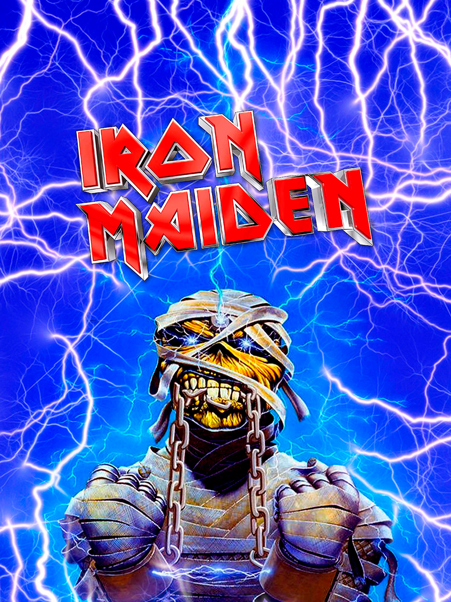 

Постер DRABS А3 Iron Maiden мумия с цепью