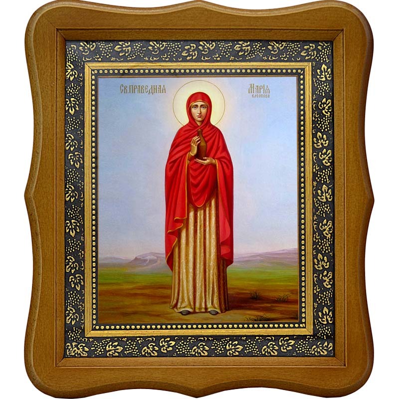 

Мария Клеопова, Иаковлева, Иосиева, мироносица. Икона на холсте.