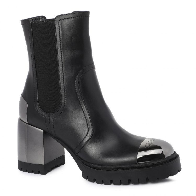 

Ботильоны женские Casadei 1R184R070 черные 40 EU, 1R184R070_2452590