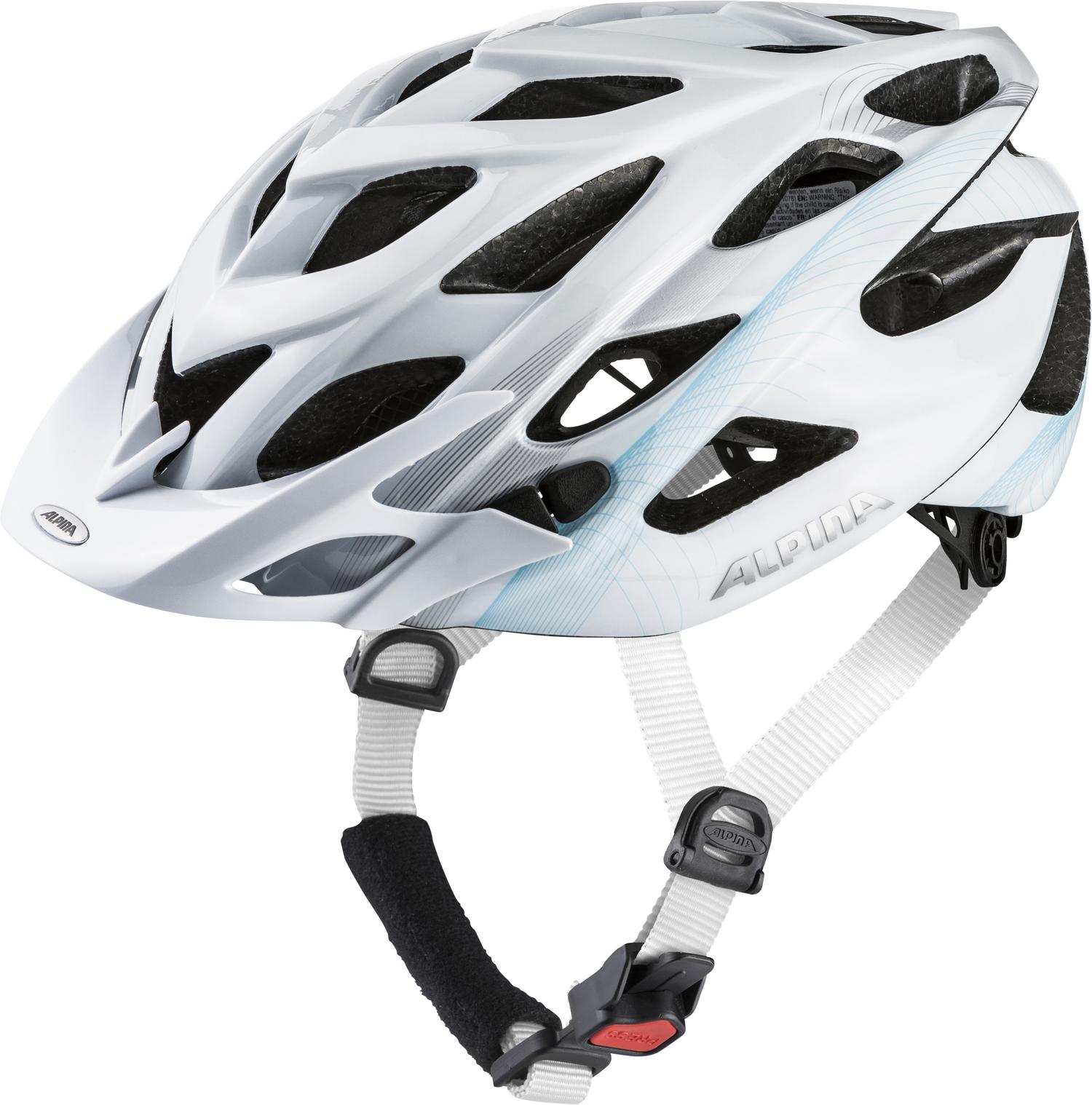 Велосипедный шлем Alpina D-Alto, white/blue/silver, M