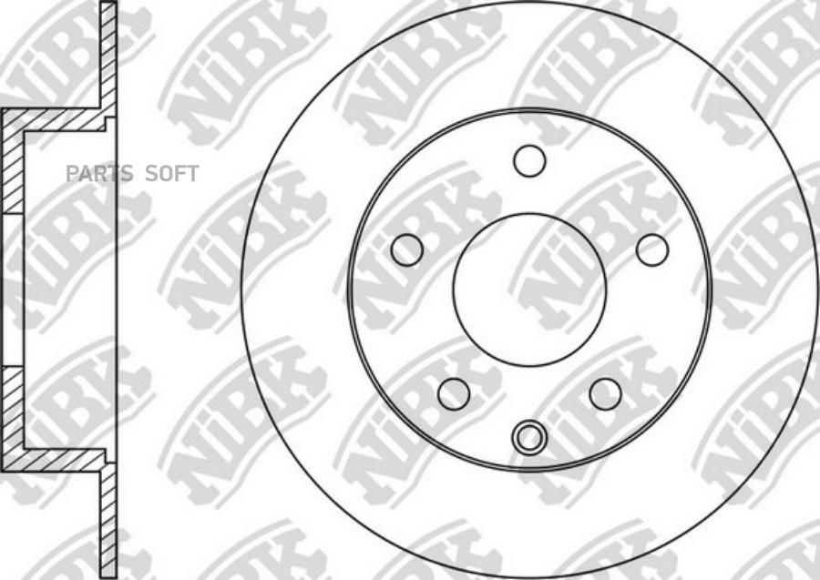 

Тормозный колодки NiBK задний для Mitsubishi ASX 10-, Outlander 06- RN1402