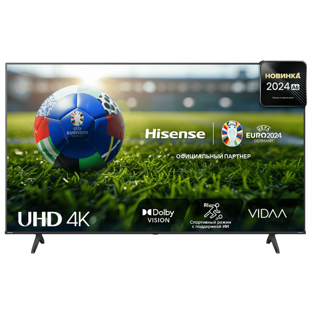 

Телевизор HISENSE 50A6N, 50"(127 см), UHD 4K, Черный, 50A6N