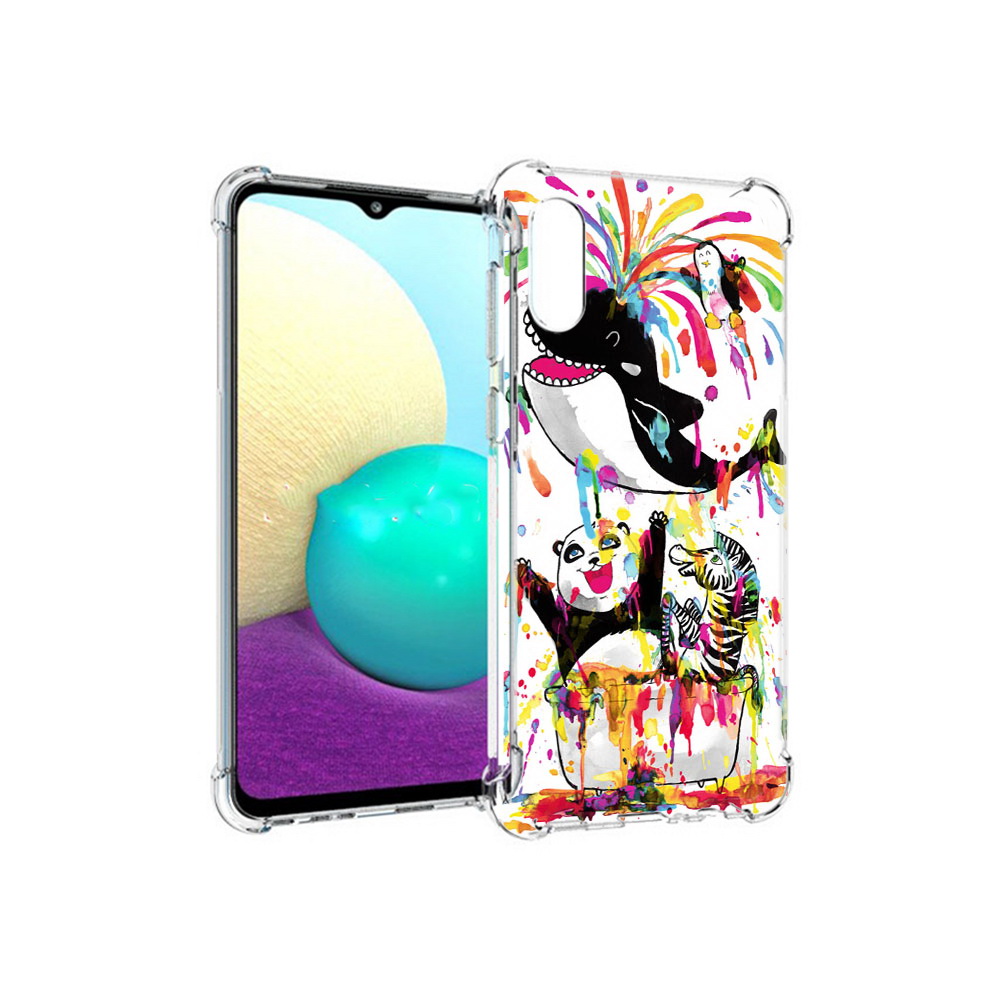 

Чехол MyPads Tocco для Samsung Galaxy M02 Хиппи кит (PT157689.478.191), Прозрачный, Tocco