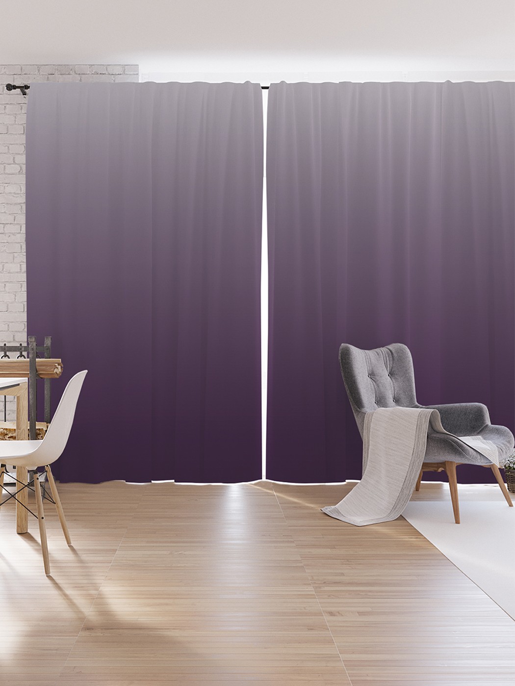 

Шторы под лён JoyArty "Сумеречный градиент", серия Oxford DeLux, 340х265 см, Сумеречный градиент