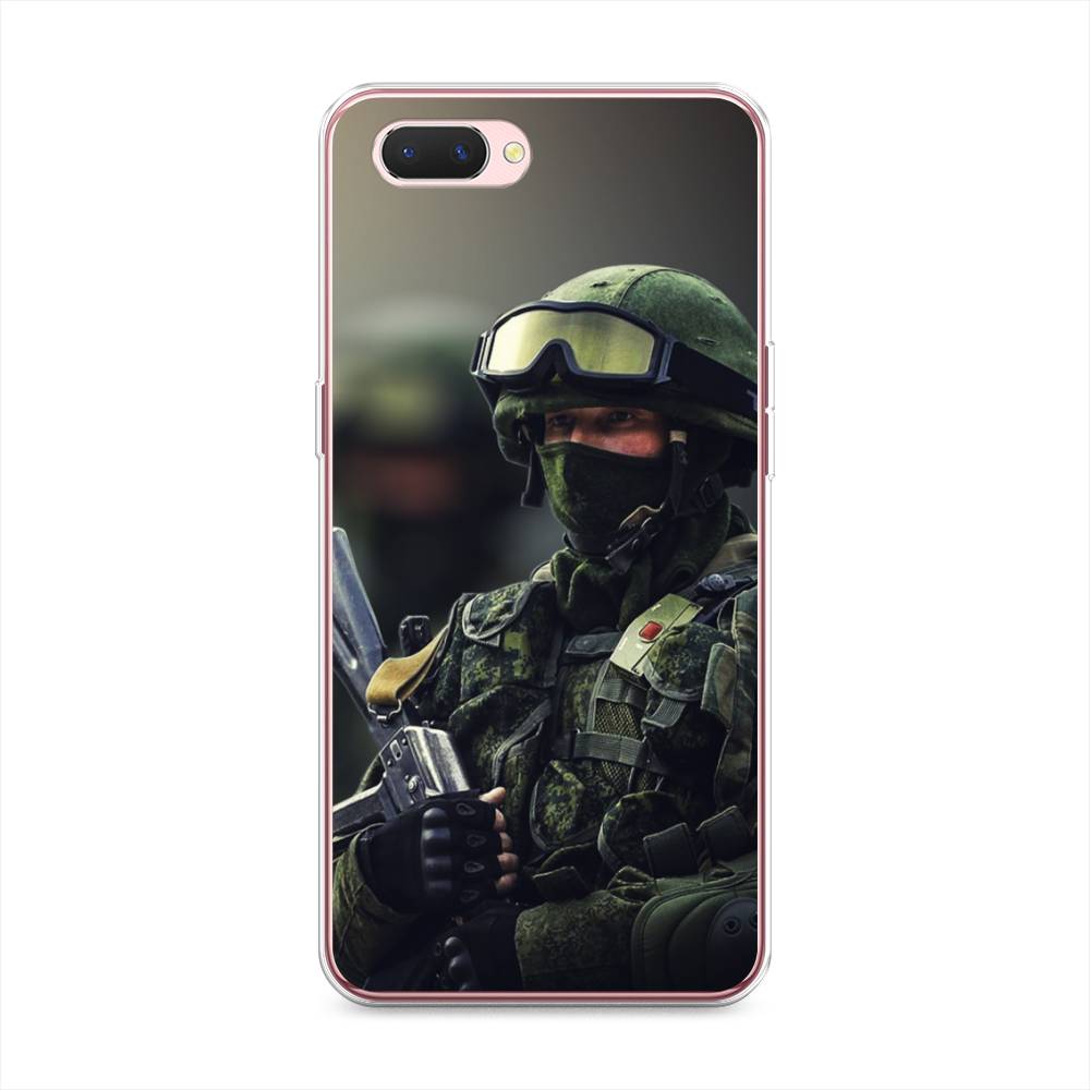 

Чехол Awog на Oppo A3s "Солдат", Разноцветный, 252050-5