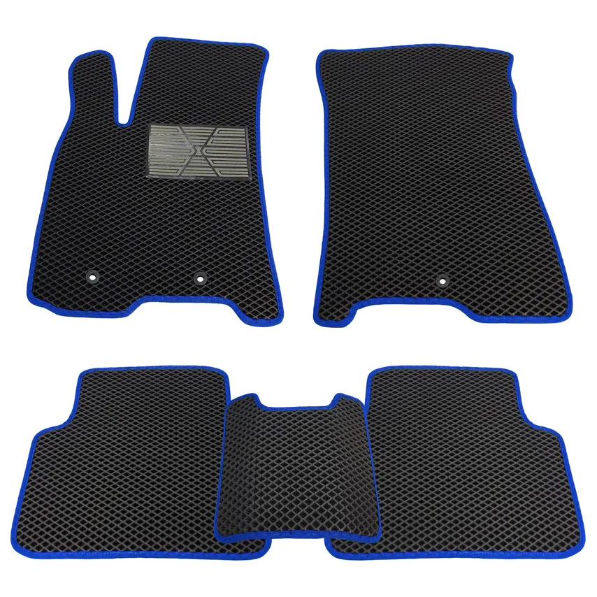 

Автомобильные Коврики Салона Eva Черный Ромб С Синим Кантом Пластиковый Подпятник Для Toyo