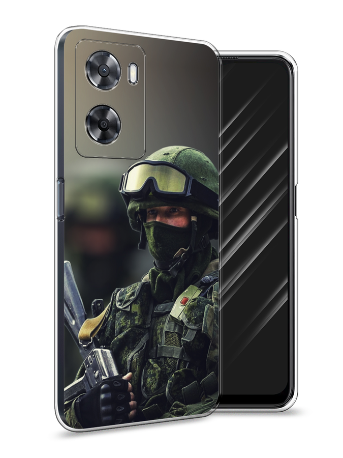 

Чехол Awog на Oppo A57 4G/A77 4G/A77s 4G/A57s "Солдат", Разноцветный, 2510350-5
