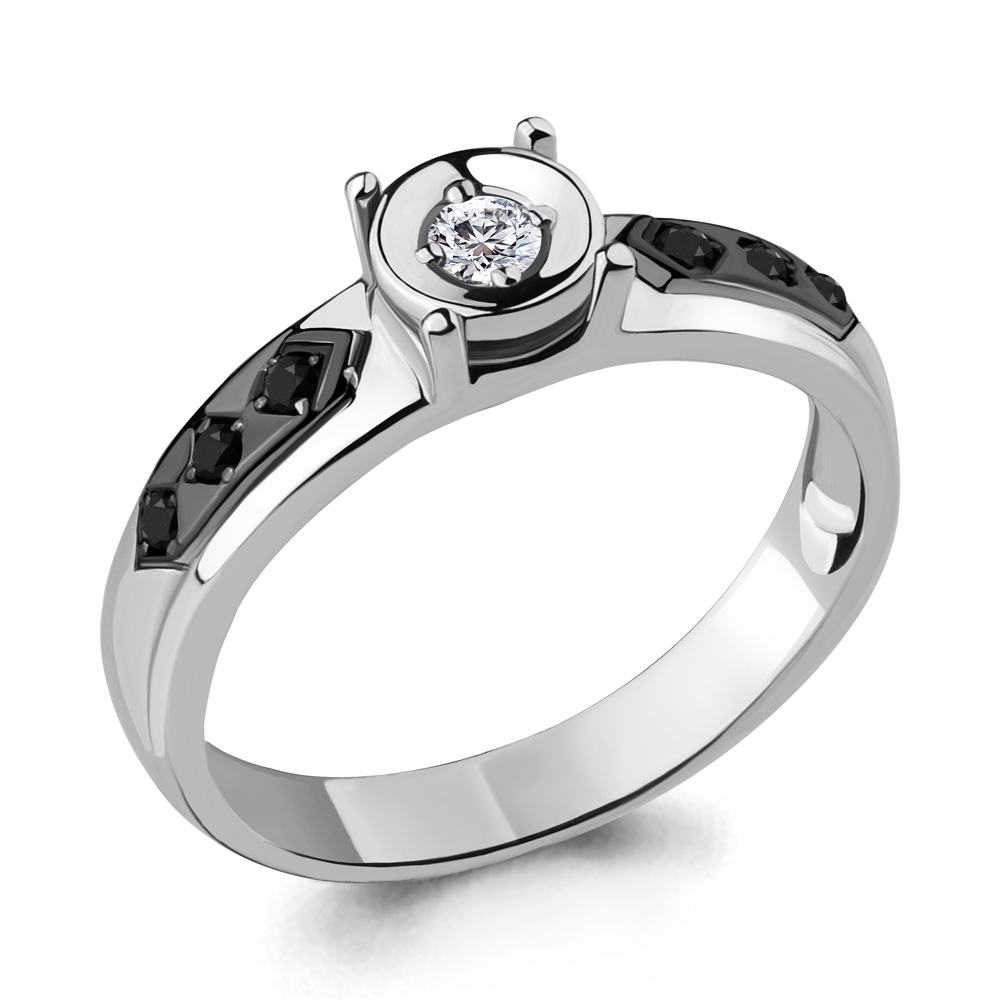 

Кольцо из белого золота с бриллиантом Aquamarine Aquamarine 963646Ч_585_бз р, 963646Ч_585_бз