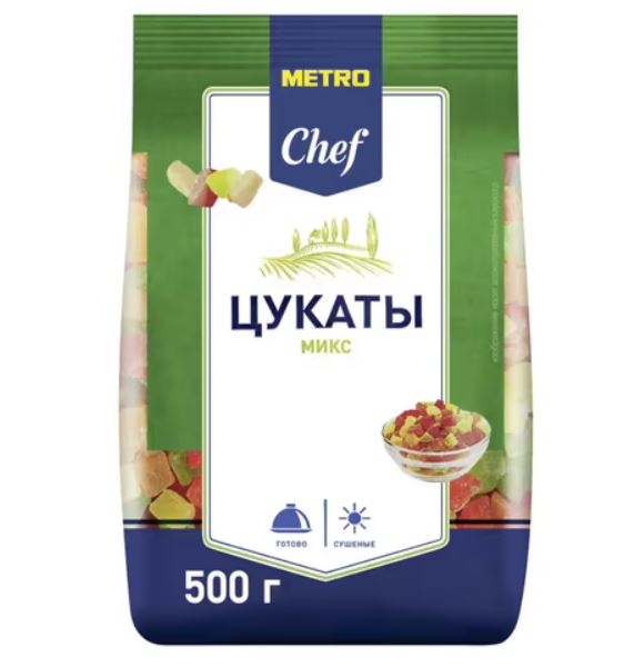 фото Цукаты metro chef микс 500 г