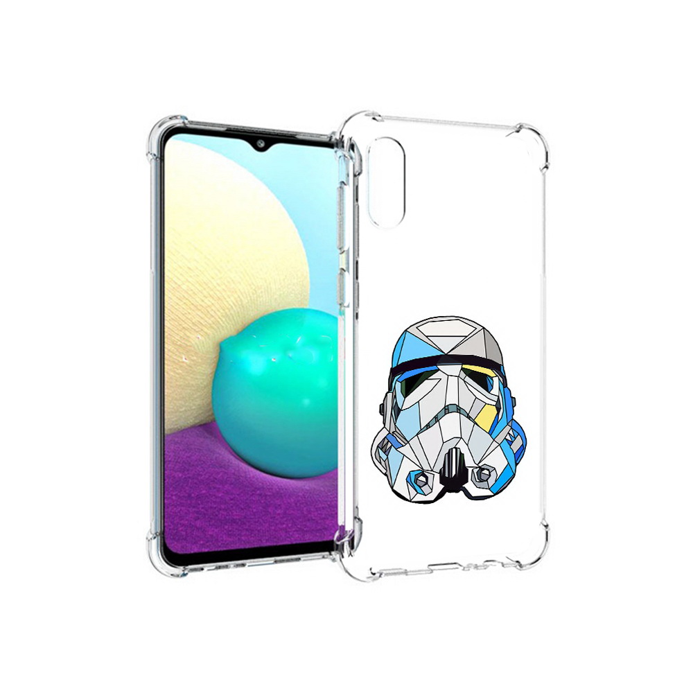 

Чехол MyPads Tocco для Samsung Galaxy M02 star wars дарт вейдер (PT157689.478.22), Прозрачный, Tocco