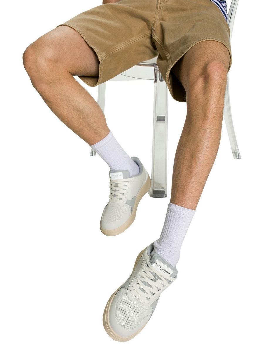 

Кеды мужские Scotch & Soda 001396886 белые 45 EU, Белый, 001396886