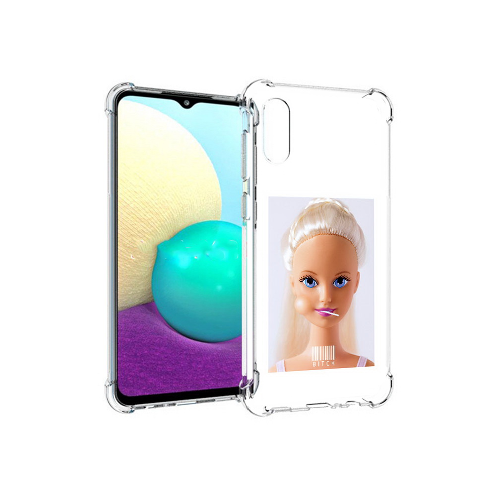 

Чехол MyPads Tocco для Samsung Galaxy M02 барби (PT157689.478.226), Прозрачный, Tocco