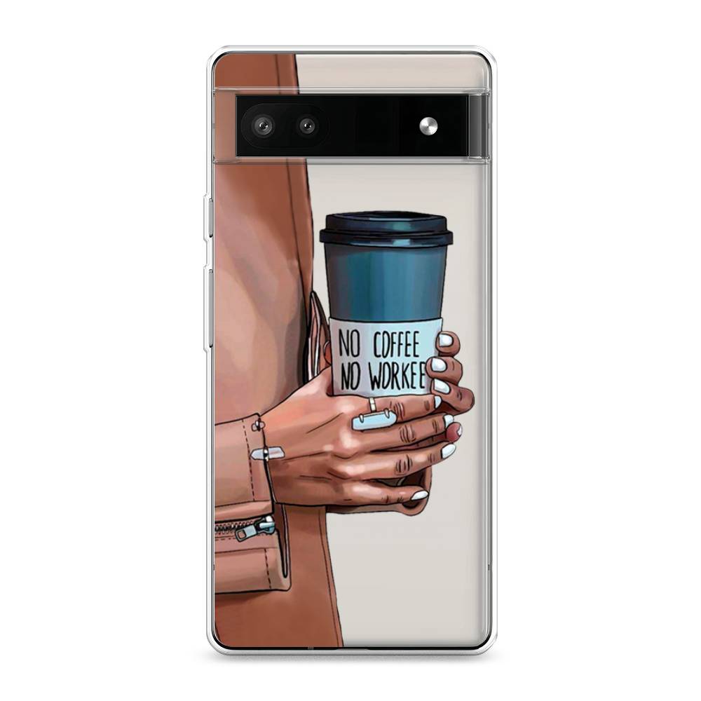 

Чехол Awog на Google Pixel 6A "No coffee", Разноцветный, 271150-7