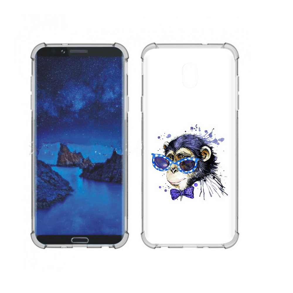 

Чехол MyPads Tocco для Samsung Galaxy J7 (2018) акварельная обезьяна (PT226928.596.216), Прозрачный, Tocco