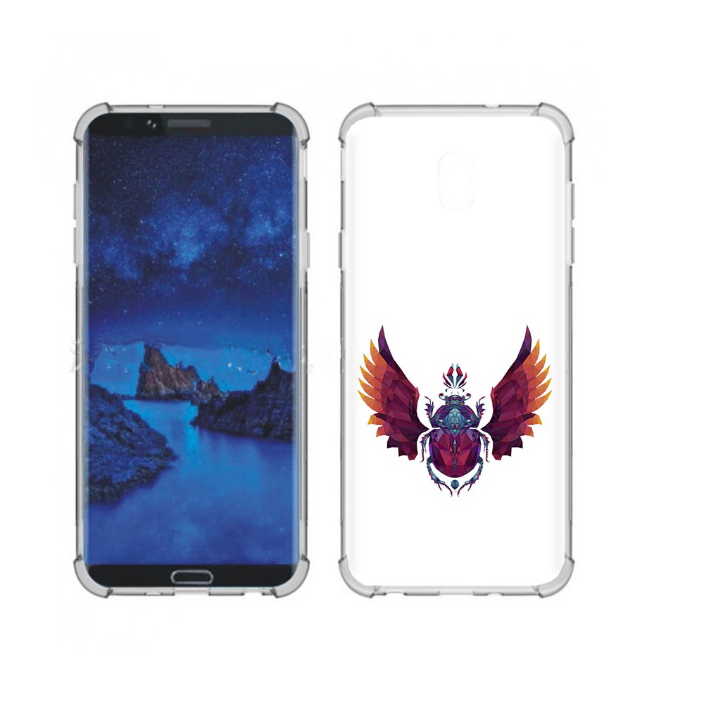 

Чехол MyPads Tocco для Samsung Galaxy J7 (2018) алмазный скоробей (PT226928.596.219), Прозрачный, Tocco