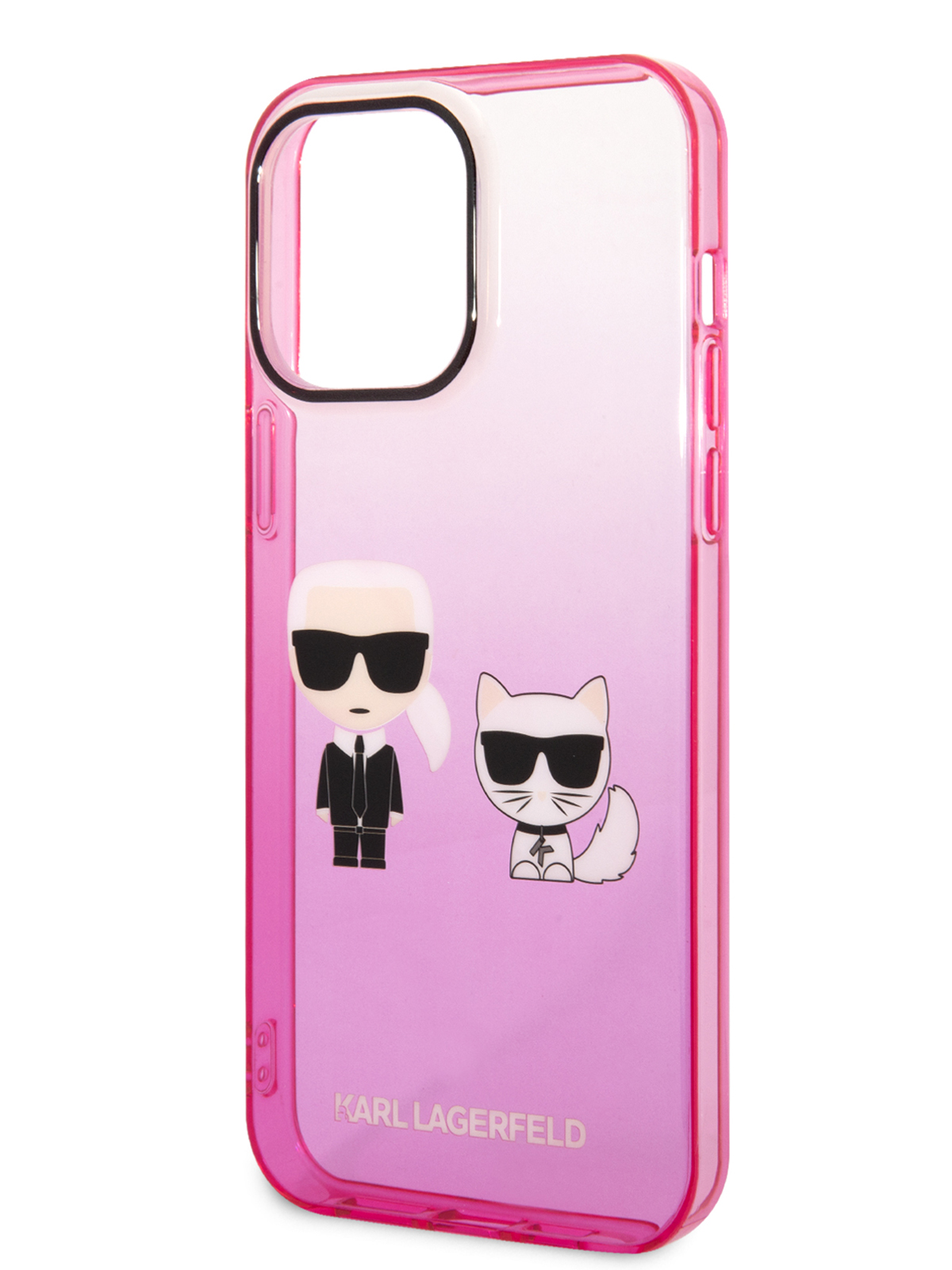 Чехол Karl Lagerfeld для iPhone 14 Pro Max с принтом, Pink