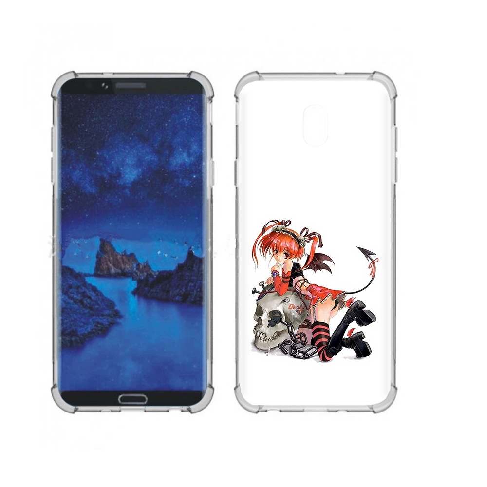 

Чехол MyPads Tocco для Samsung Galaxy J7 (2018) аниме (PT226928.596.221), Прозрачный, Tocco
