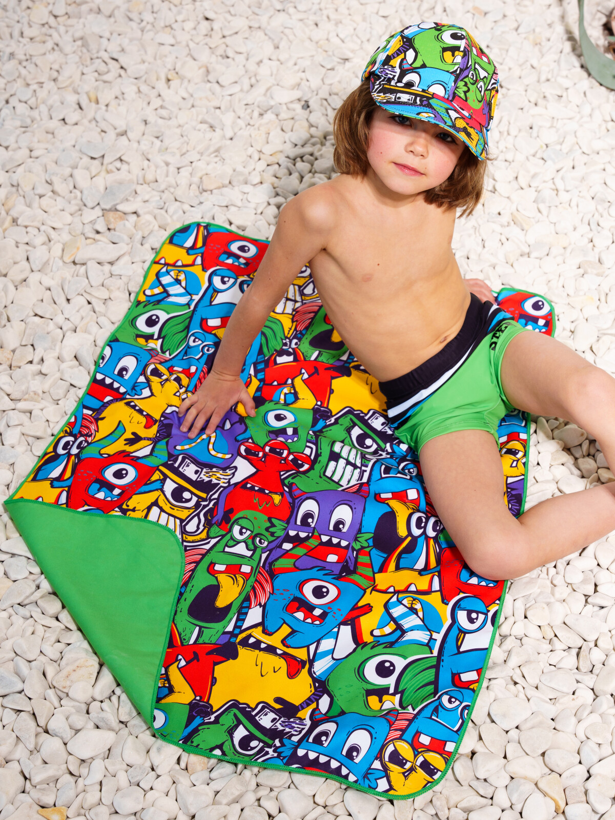 

Полотенце PlayToday Kids 12312269, зеленый, разноцветный,, 12312269