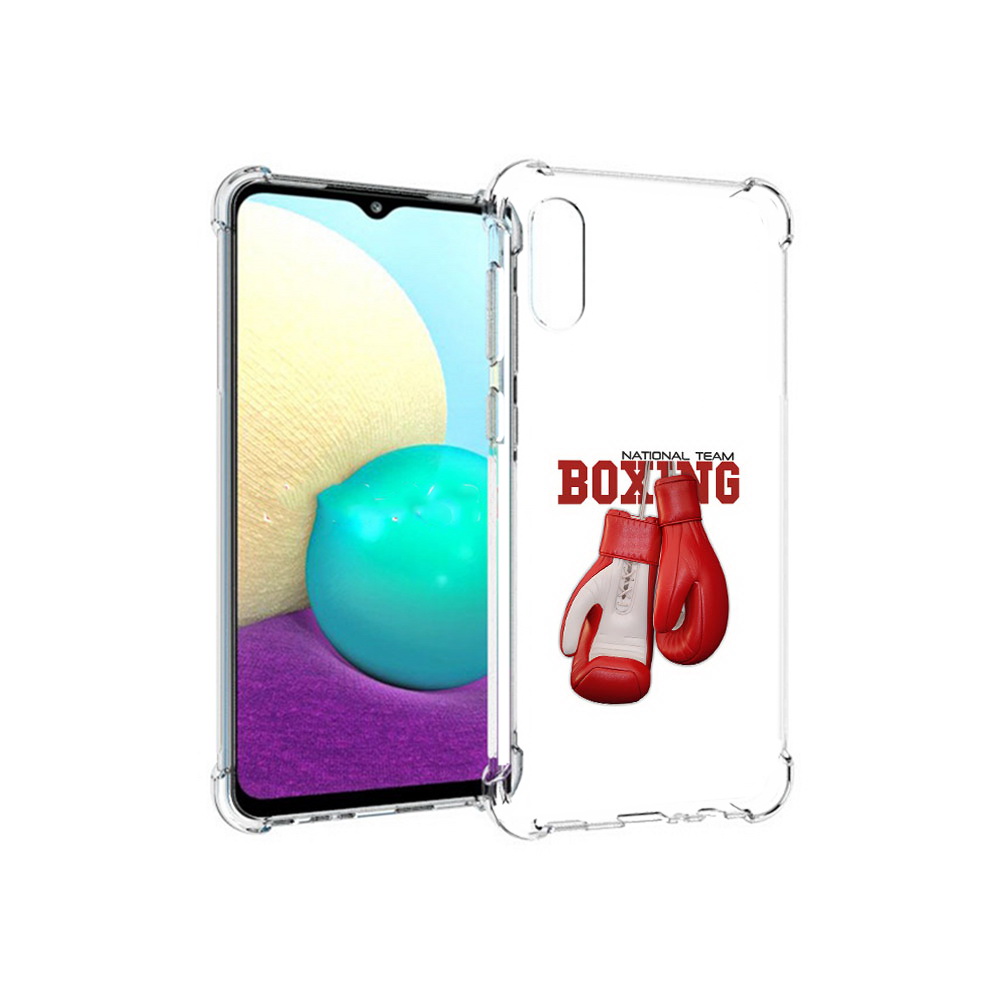 

Чехол MyPads Tocco для Samsung Galaxy M02 боксерские перчатки (PT157689.478.244), Прозрачный, Tocco