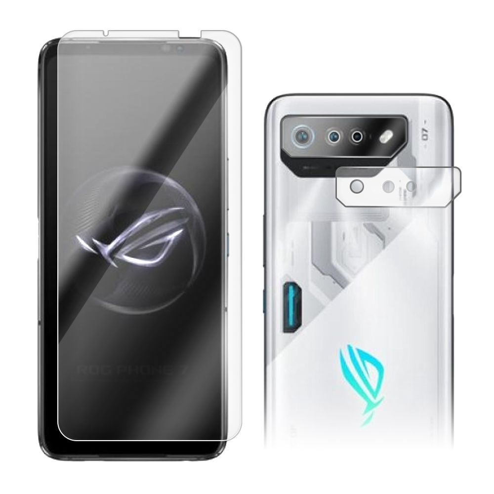

Стекло защитное гибридное для Asus ROG Phone 7 + защита камеры (2шт.)
