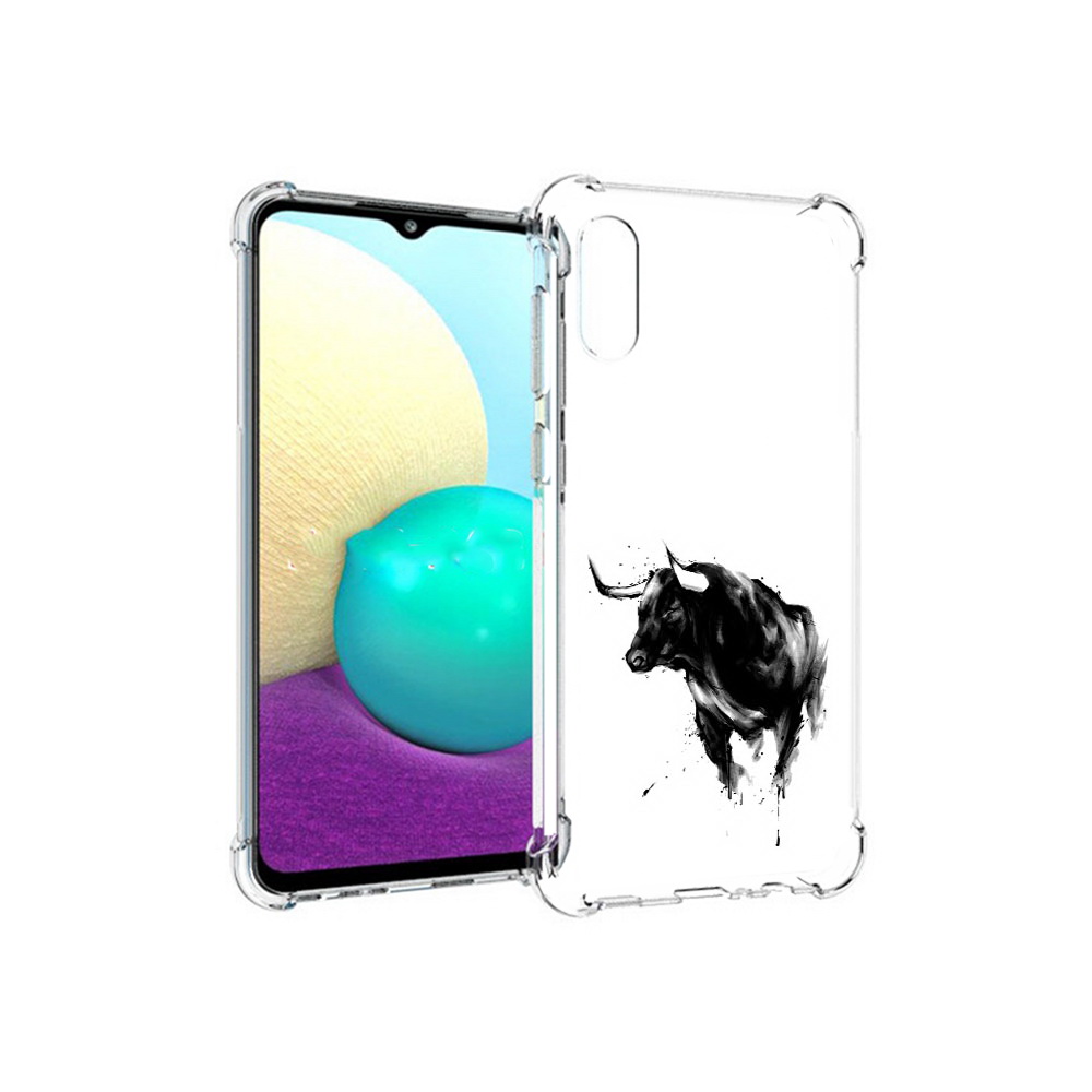 Чехол MyPads Tocco для Samsung Galaxy M02 бык (PT157689.478.254)