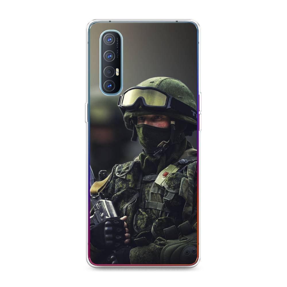 

Чехол Awog на Oppo Reno 3 Pro "Солдат", Разноцветный, 252550-5