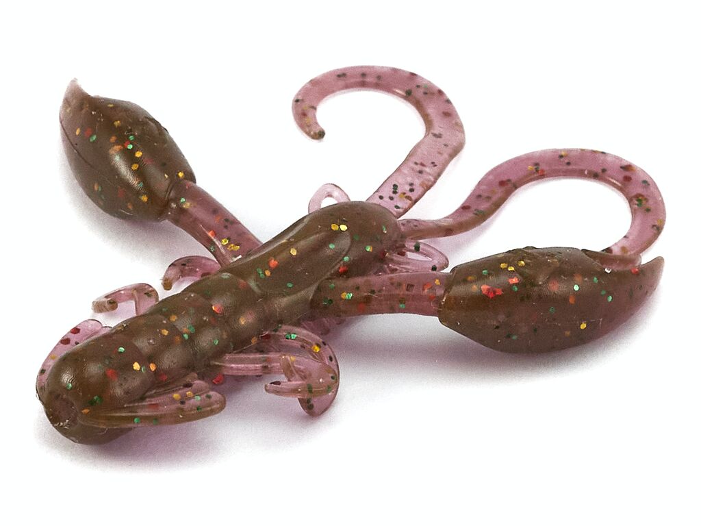 

Твистеры съедобные LJ Pro Series ROCK CRAW 2.8in (07.20)/S14 6шт., Розовый, Pro Series Rock Craw