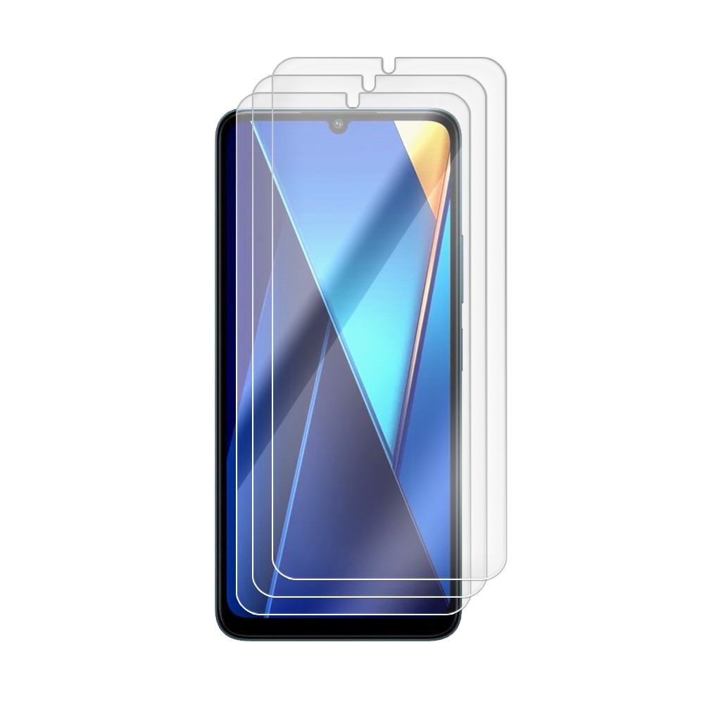 

Комплект из 3-х защитных гибридных стекол для Xiaomi Poco C65