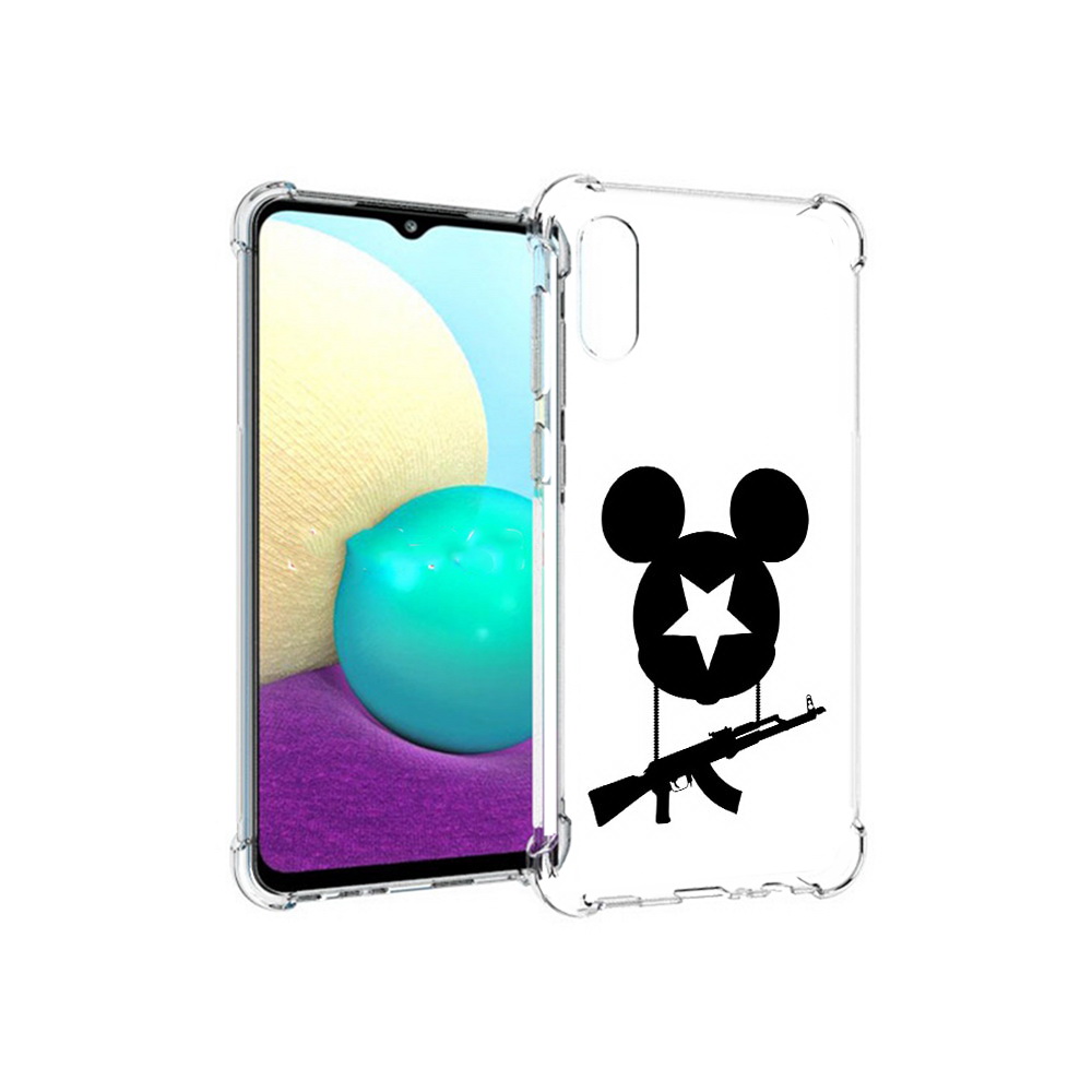 

Чехол MyPads Tocco для Samsung Galaxy M02 АК Микки (PT157689.478.26), Прозрачный, Tocco