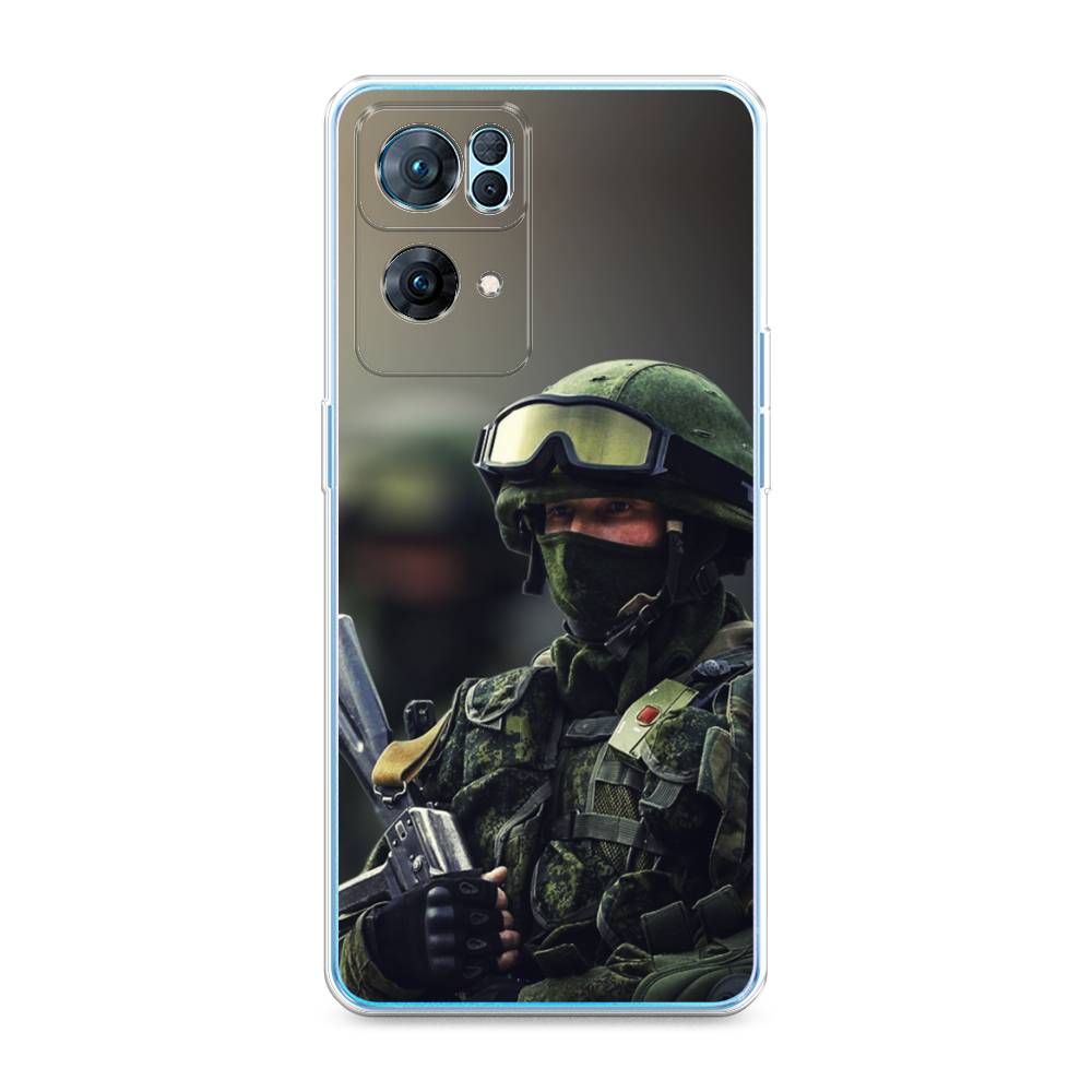 

Чехол Awog на Oppo Reno 7 Pro "Солдат", Разноцветный, 258250-5