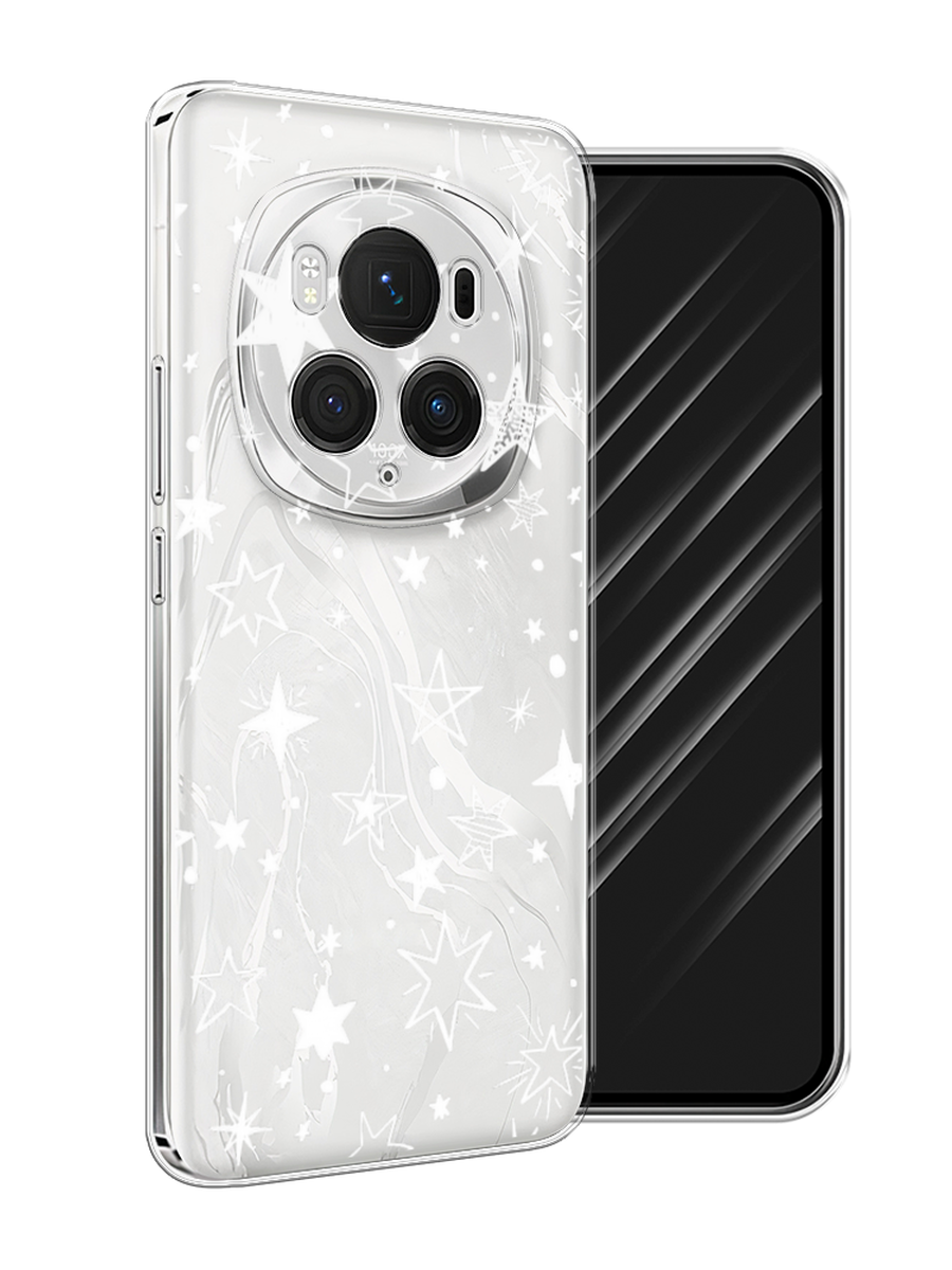 

Чехол Awog на Honor Magic 6 Pro "Звездочки графика белая", Прозрачный;белый, 6123750-1