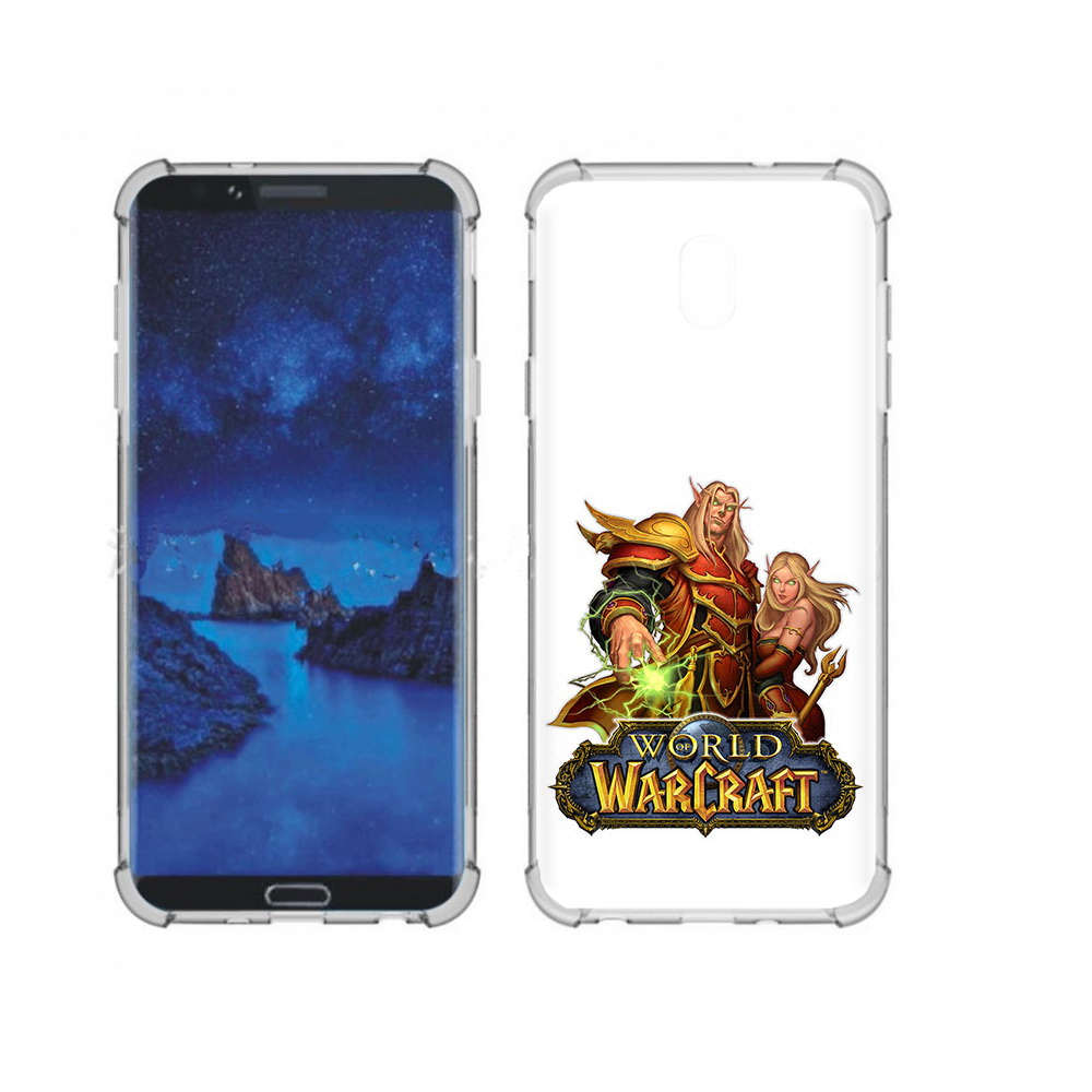 

Чехол MyPads Tocco для Samsung Galaxy J7 (2018) варкрафт2 (PT226928.596.256), Прозрачный, Tocco