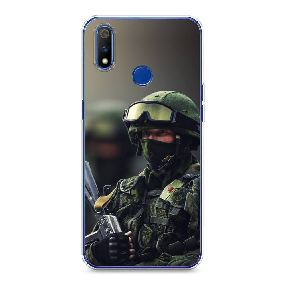 

Чехол Awog на Realme 3 Pro "Солдат", Разноцветный, 251250-5