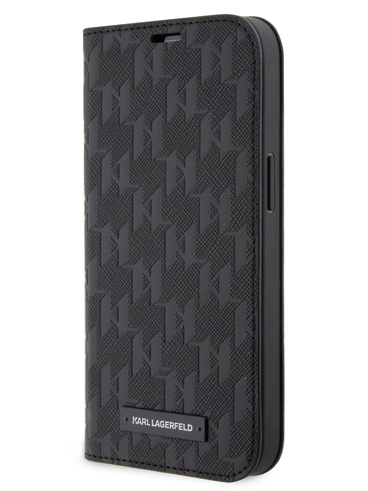 

Чехол Karl Lagerfeld для iPhone 14 Pro Booktype из экокожи, Black, Черный, PU Saffiano