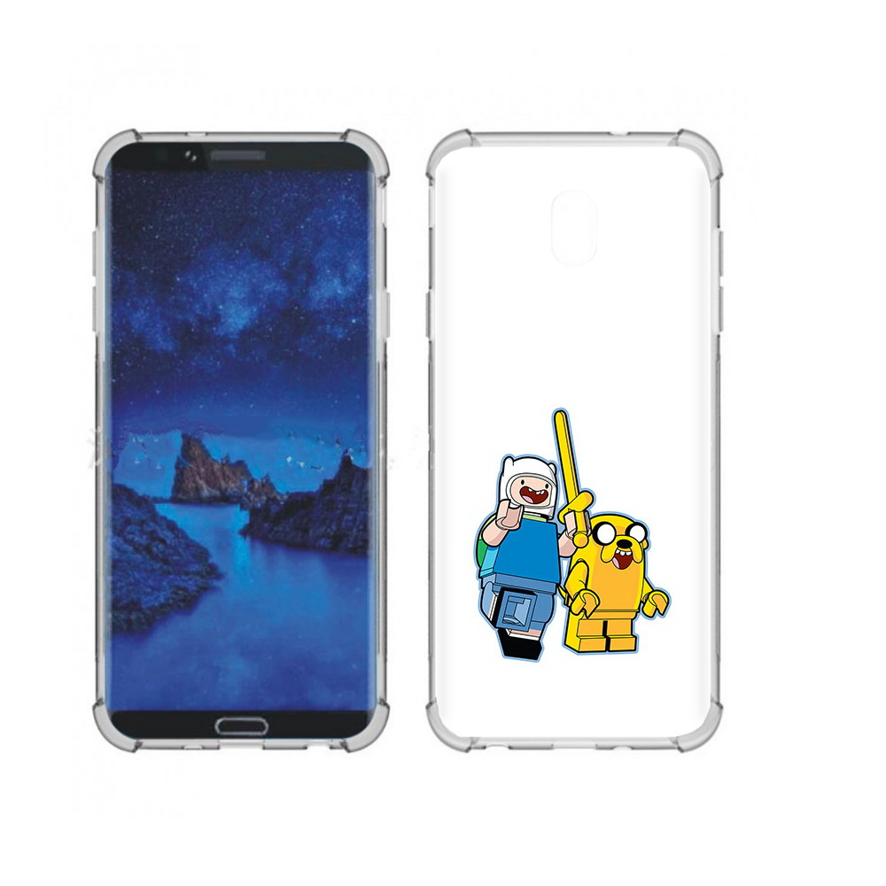 

Чехол MyPads Tocco для Samsung Galaxy J7 (2018) время приключений лего (PT226928.596.274), Прозрачный, Tocco