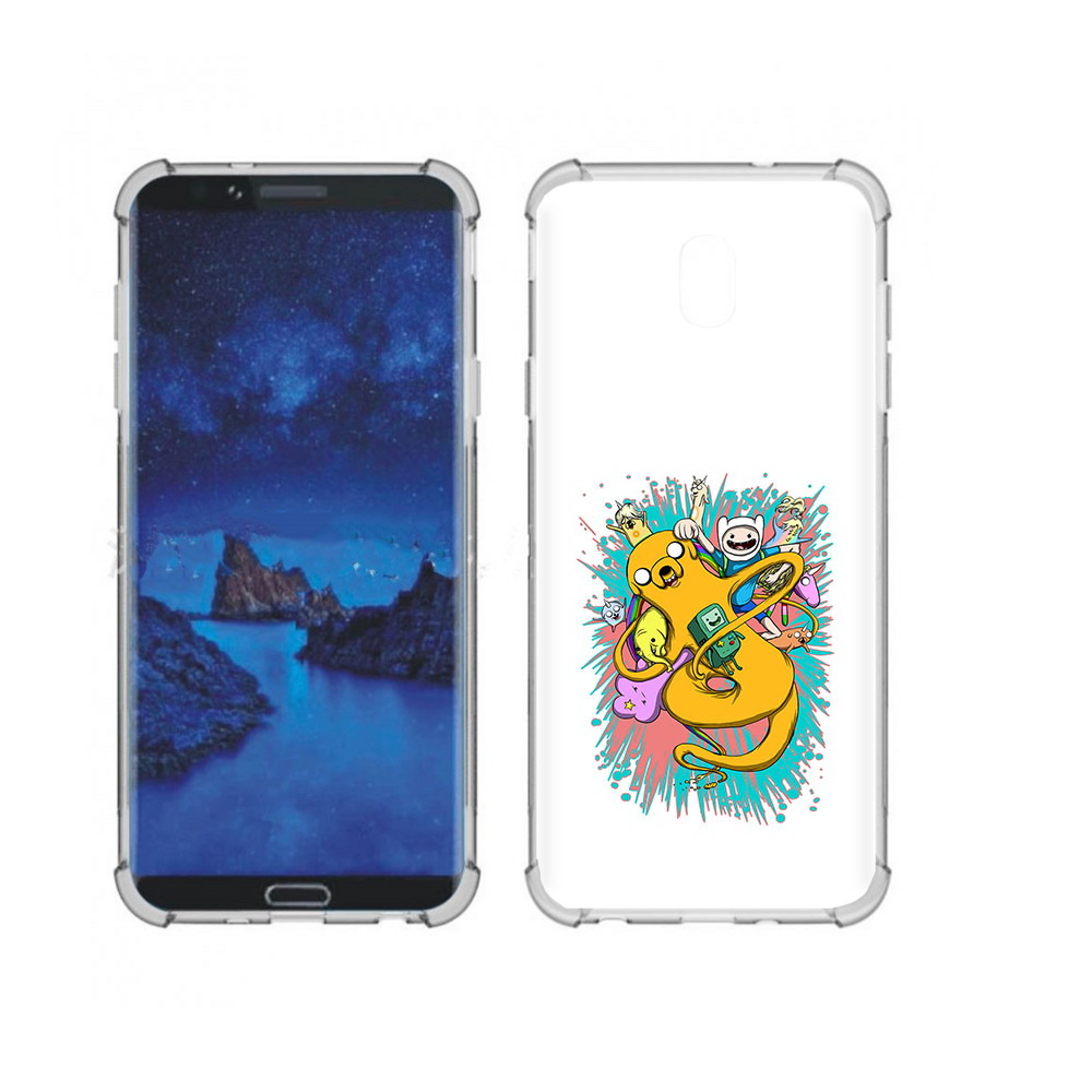 

Чехол MyPads Tocco для Samsung Galaxy J7 (2018) время приключений рисунок, Прозрачный, Tocco