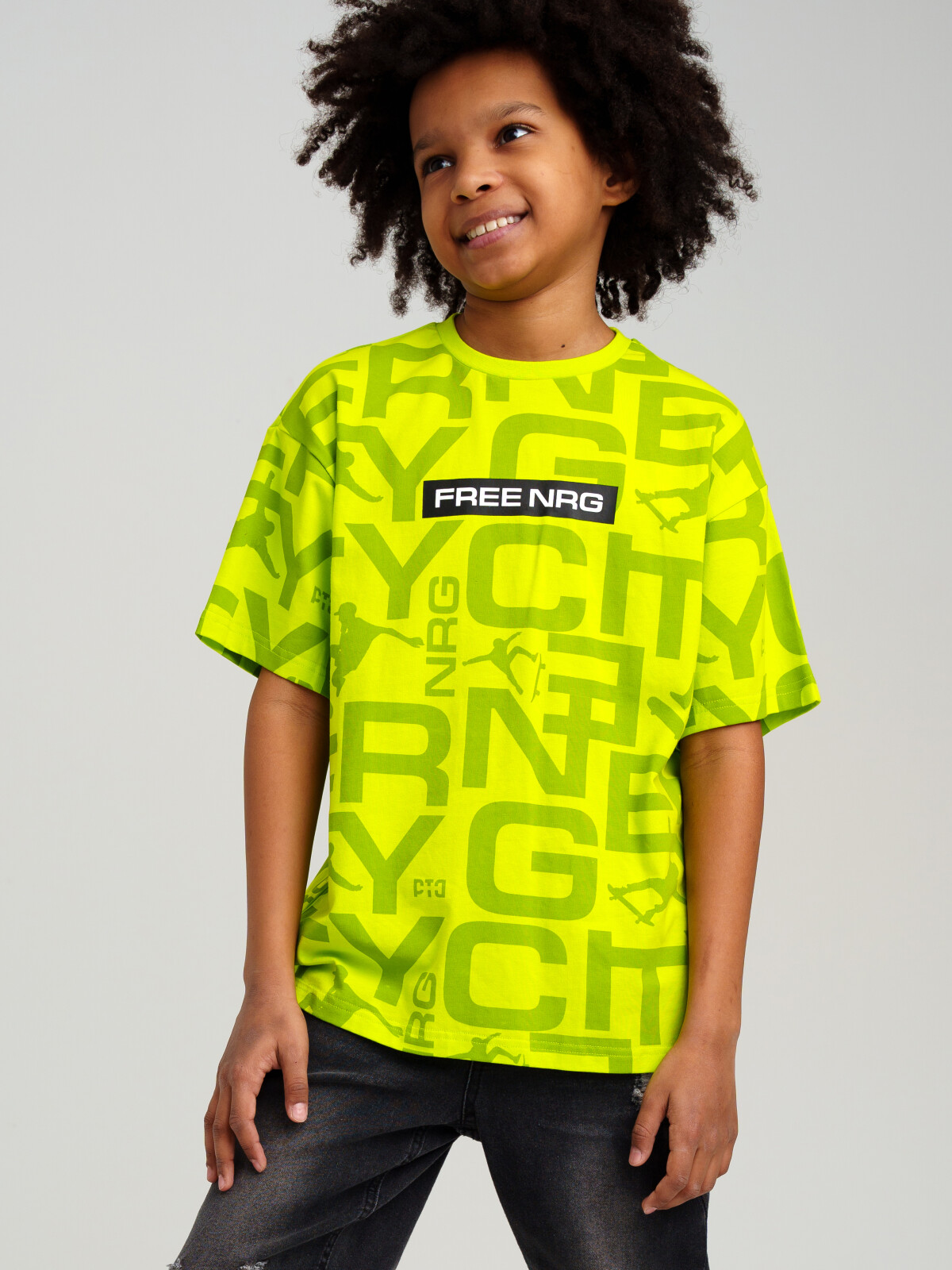 Футболка детская PlayToday Tween 12311077, светло-зеленый, 152 футболка женская bona fide oversize t shirt joy green зеленый