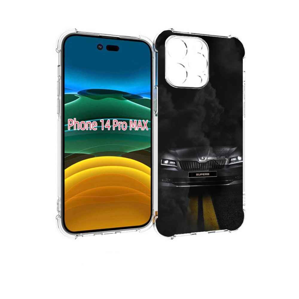 

Чехол MyPads skoda 1 для iPhone 14 Pro Max, Прозрачный, Tocco