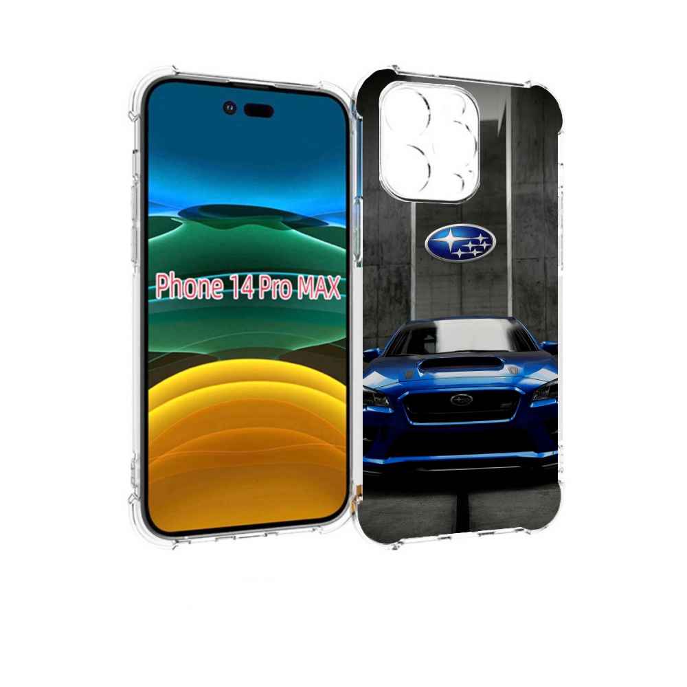 

Чехол MyPads subaru 1 мужской для iPhone 14 Pro Max, Прозрачный, Tocco