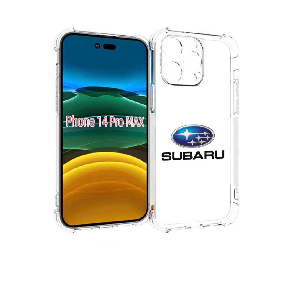 

Чехол MyPads subaru-4 мужской для iPhone 14 Pro Max, Прозрачный, Tocco