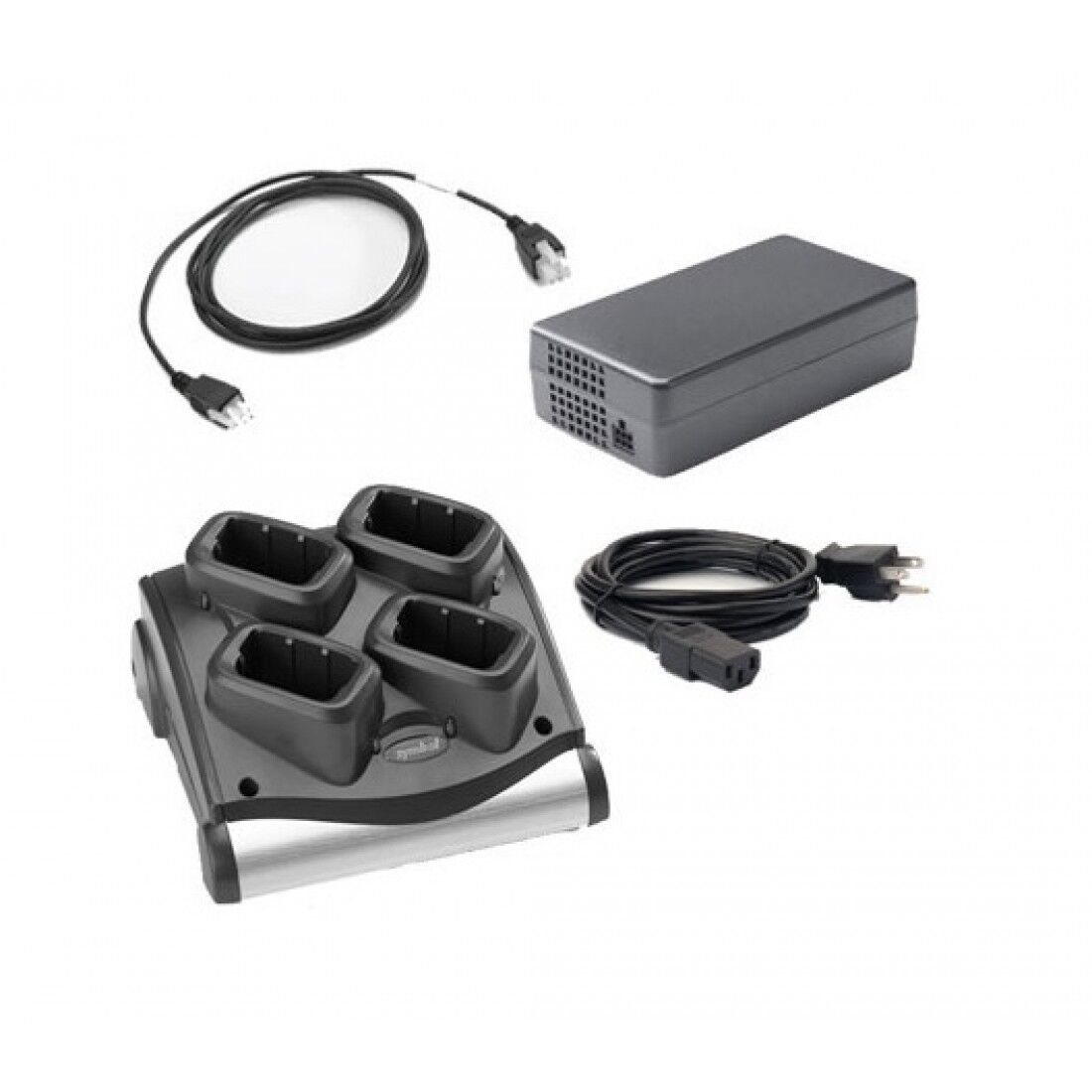 Зарядное устройство для аккумуляторов, 4 слота, для MC9190 / MC9090, комплект (SAC9000-400