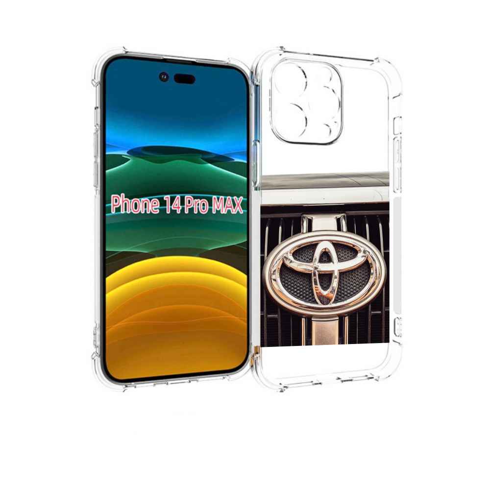 

Чехол MyPads toyota 3 для iPhone 14 Pro Max, Прозрачный, Tocco