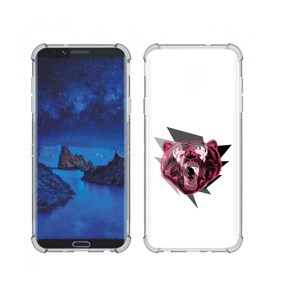 

Чехол MyPads Tocco для Samsung Galaxy J7 (2018) грозовой медведь (PT226928.596.301), Прозрачный, Tocco