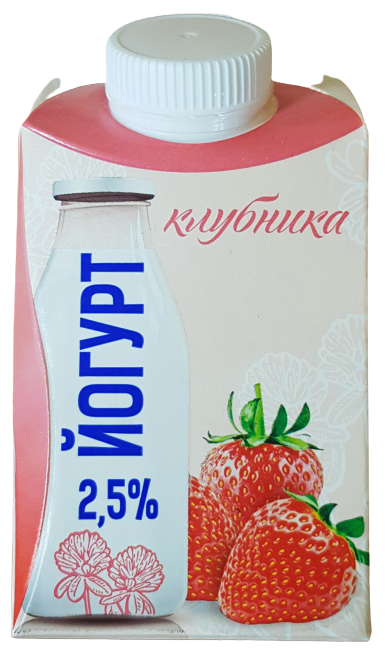 

Питьевой йогурт Сызранский МЗ клубника 2,5% 450 г