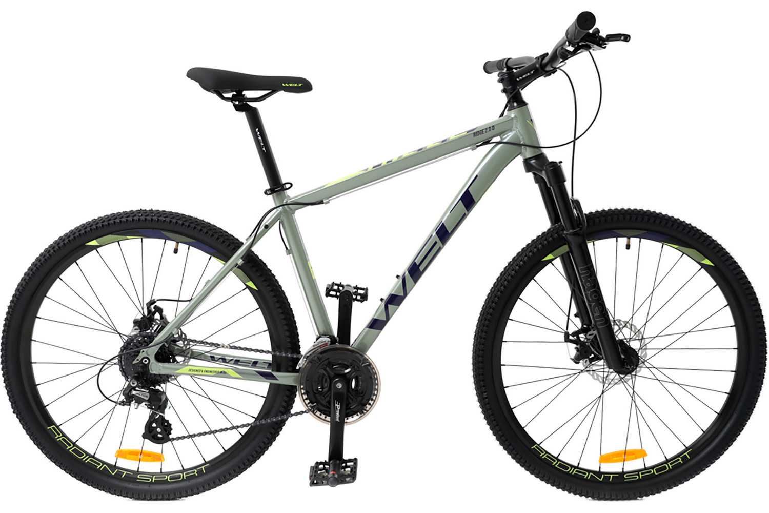 

Велосипед Welt Ridge 2.0 D 27 (2022) L, Зеленый