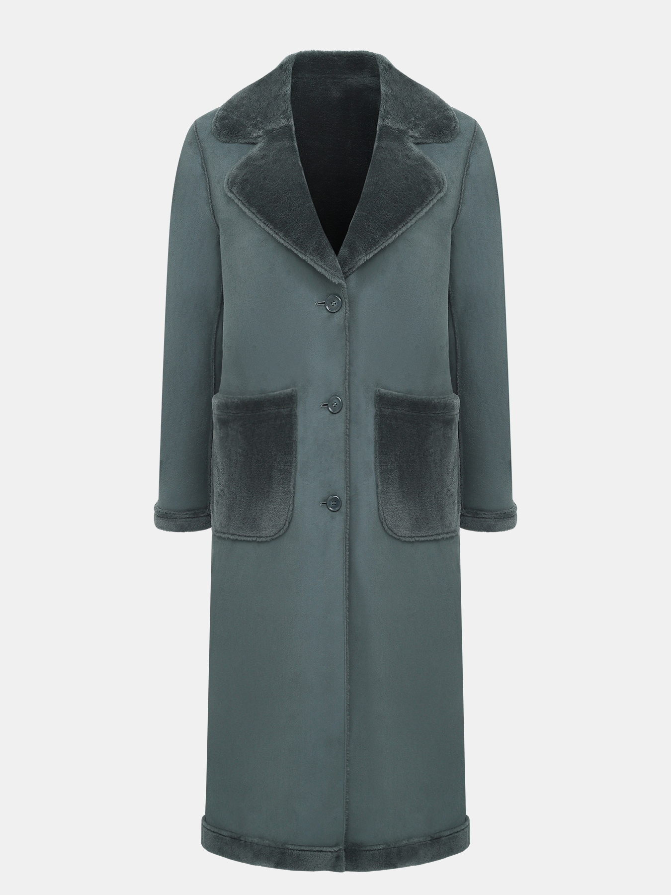

Пальто женское Just Clothes 475092 зеленое 46 EU, Зеленый, 475092