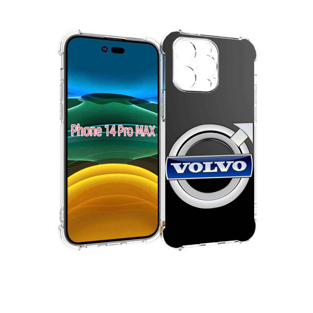 

Чехол MyPads volco 2 мужской для iPhone 14 Pro Max, Прозрачный, Tocco