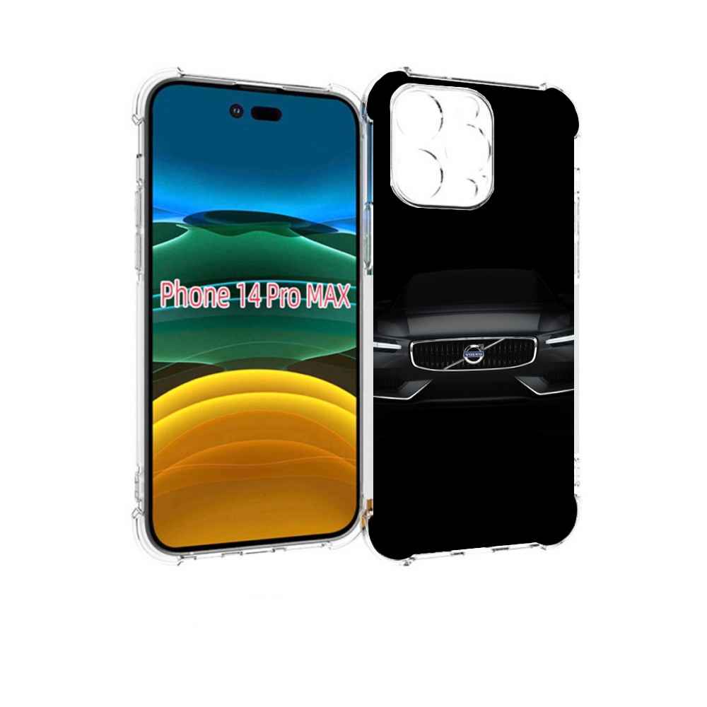 

Чехол MyPads volvo 1 мужской для iPhone 14 Pro Max, Прозрачный, Tocco