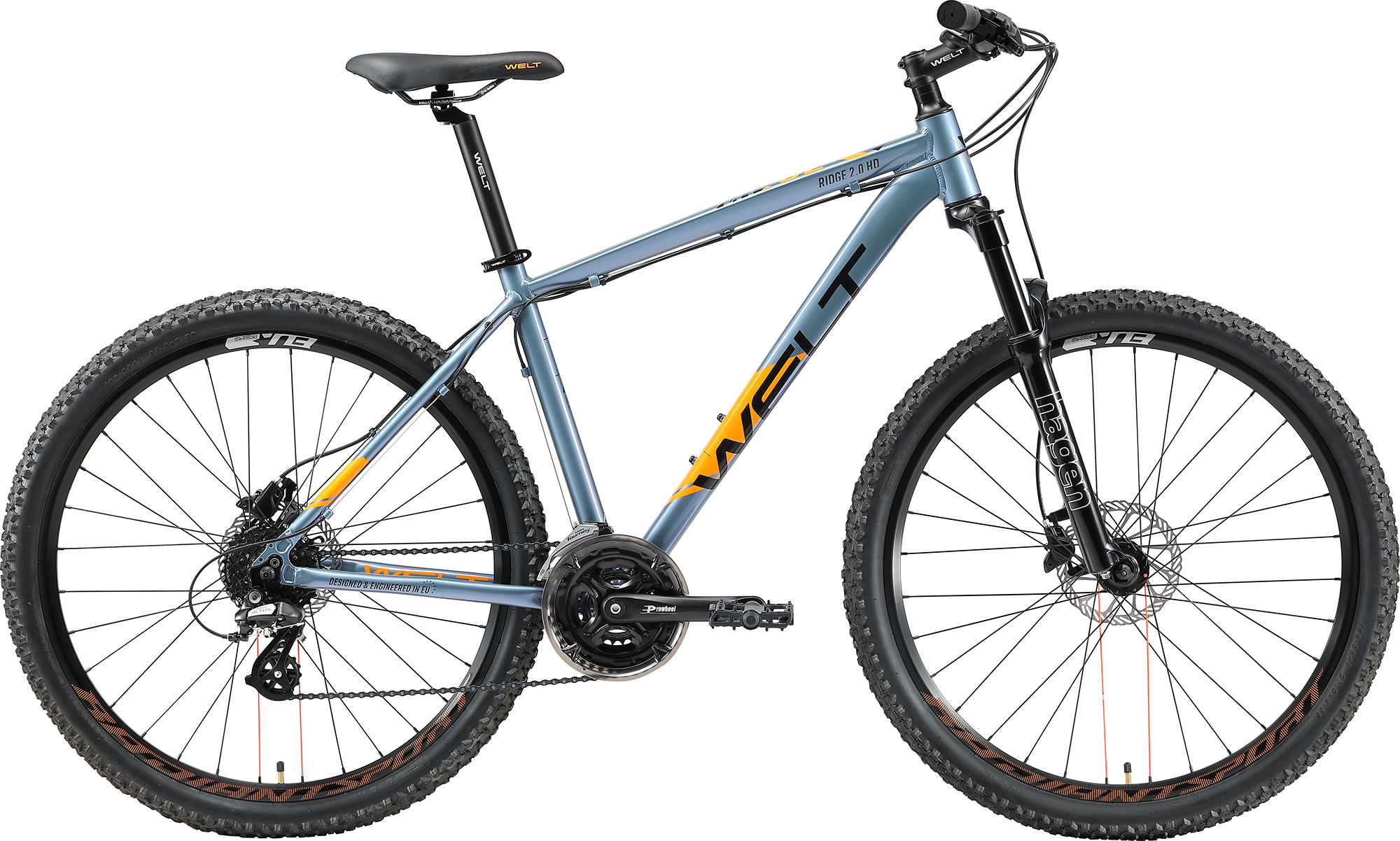 

Велосипед Welt Ridge 2.0 HD 27 (2021) S, Синий